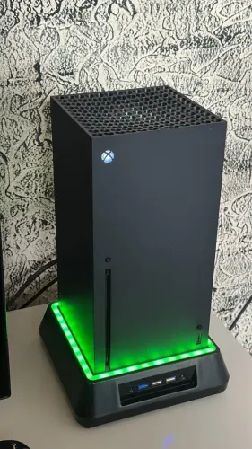 Base cooler Xbox series X led resfriamento 