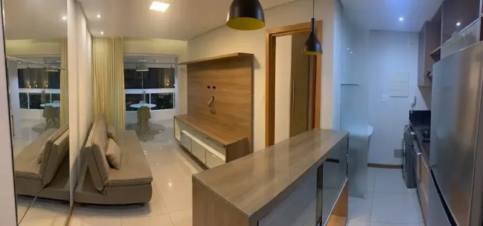 Alugo apartamento 1/4 Mobiliado - 45m² - Armação - 5ª Avenida Residence