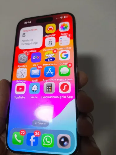 I phone 15 pro branco 128g