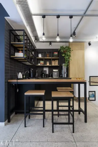 Conjunto Cozinha Industrial Completo 1,5mts | Mesa + 4 Banquetas Industriais