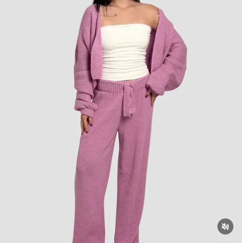Conjunto tricô