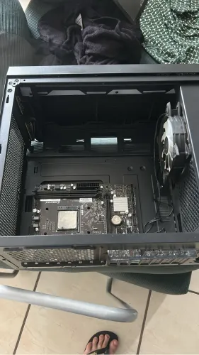 Kit upgrade ryzen 5 5500 com placa mãe A320MH