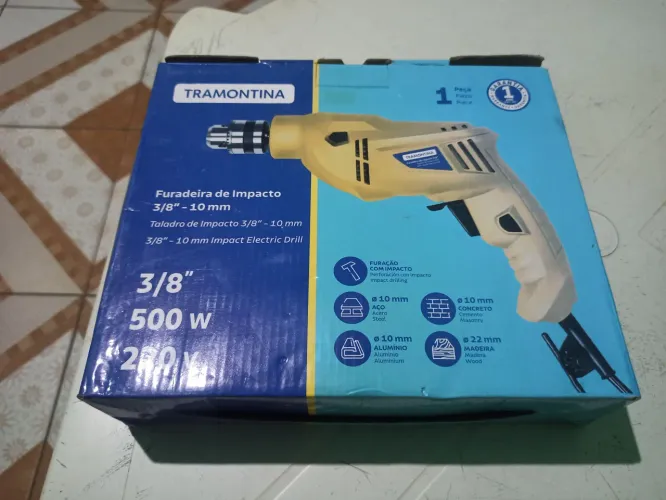 Furadeira Tramontina de Impacto 500W 220V 3/8