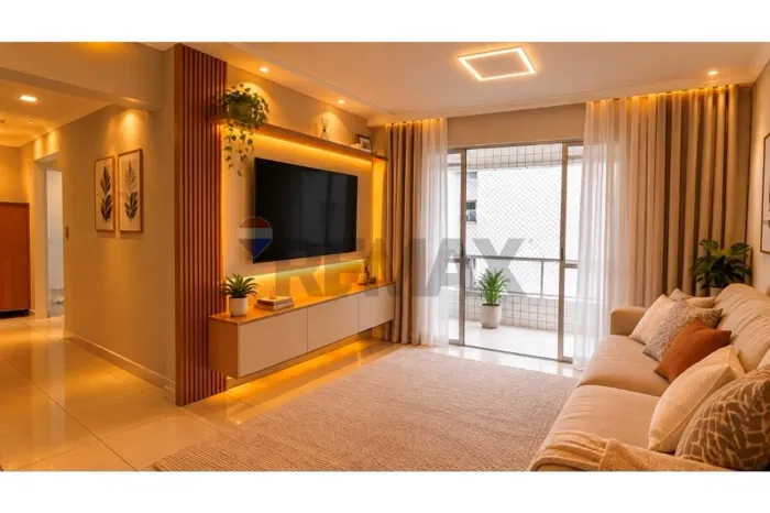 Apartamento Torre 102m², 3 quartos, dependência completa, vista nascente