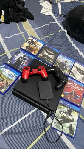 PlayStation 4 Slim 500GB com HD 1TB