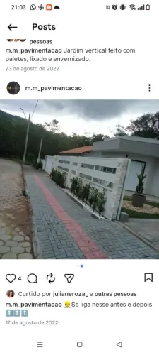 Reformas e limpeza no terreno