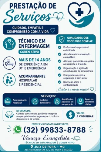 Técnica de Enfermagem com Experiência em UTI