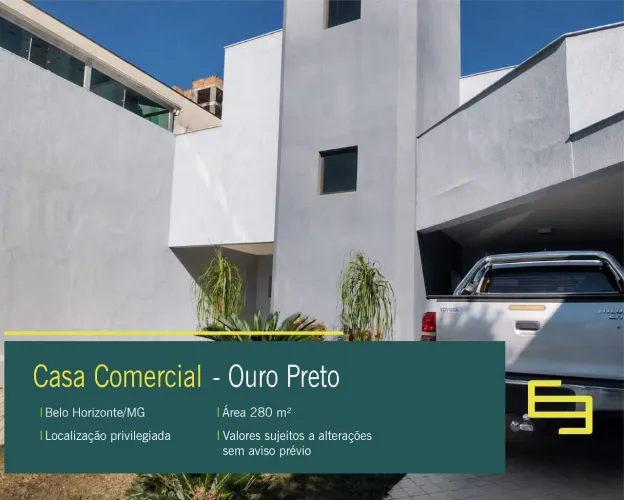 Casa comercial à venda no bairro Ouro Preto em Belo Horizonte/MG