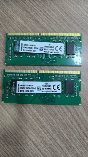 Memórias DDR4 8gb para notebook