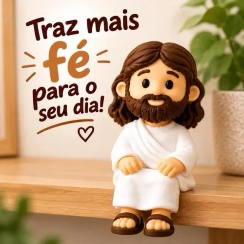 Enfeite miniatura Jesus sentado