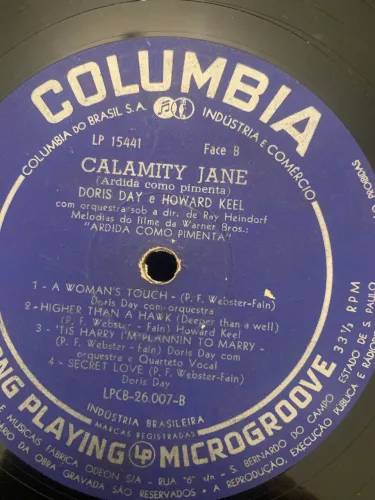 Disco Raridade Calamity Jane com Doris Day