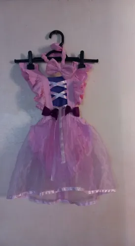 Jardineira kds vesti de 1 ano até 3