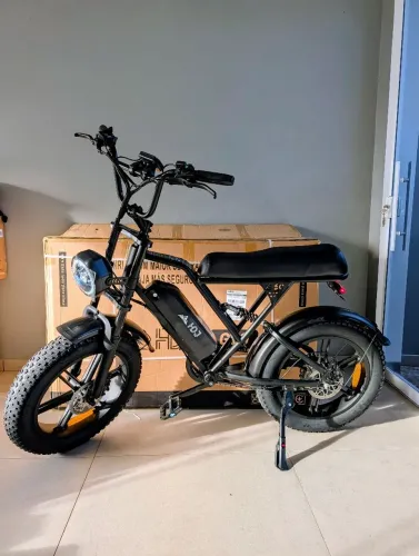 Bicicleta Elétrica Scooter Fatbike HDJ G60 1000W - Pronta Entrega 