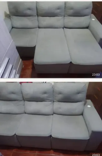 Vendo sofá retrátil 3 lugares 600,00