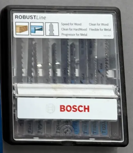 Jogo Serra Bosch Robust Line Madeira E Metal