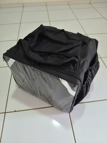 Mochila Bag Térmica Bolsa Motoboy Entrega Pizza Lanches 45L