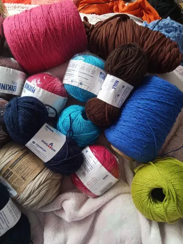 Linhas para crochê
