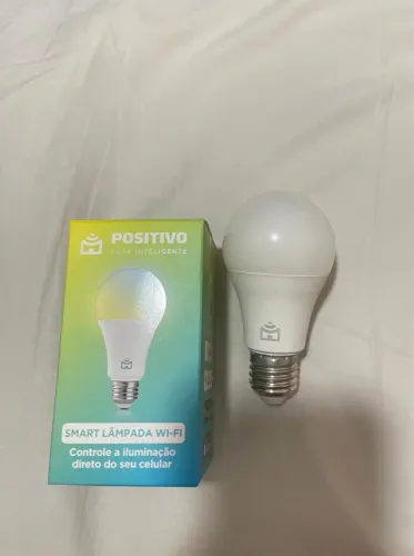 Lâmpada smart positivo