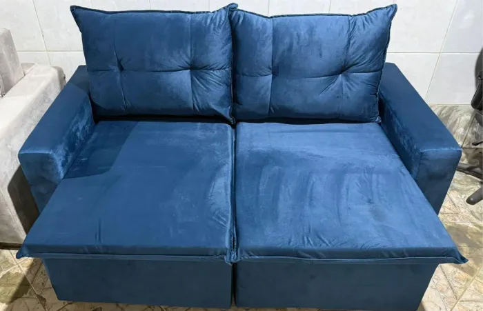 Vendo sofá novo retratil e reclinavel 2 lugares