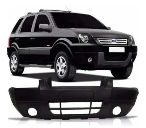 Para choque dianteiro Ecosport 2003 até 2007 com furo