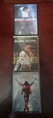 3 DVD Michael Jackson Lote