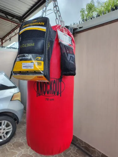Saco pra Boxe + Luvas