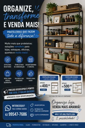 PRATELEIRAS RÚSTICAS