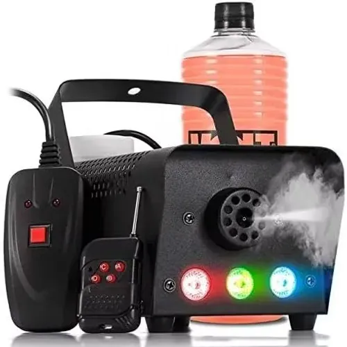Máquina de Fumaça + liquido 5L coco