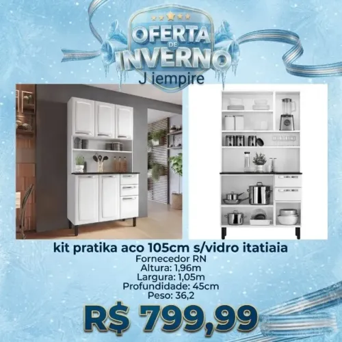 Armário cozinha aço inox