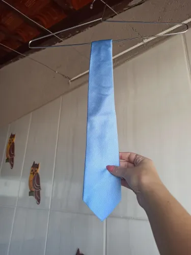 Gravata Masculina Azul Serenity 
