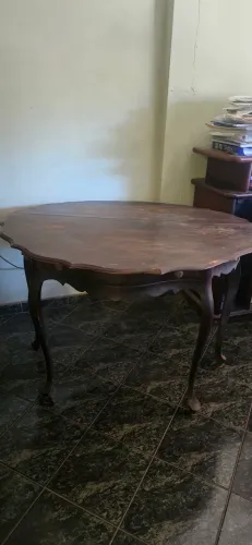 Mesa de Jantar Antiga que dobra
