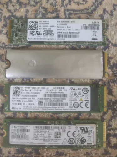 SSDS NVME 256GB INTEL HYNIX SAMSUNG MACROVIP - NOVOS SEMINOVOS E USADOS - AEE INFO