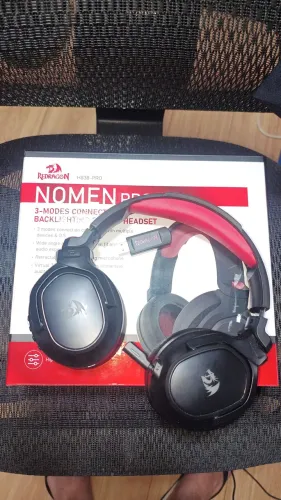 Headset sem fio Redragon Nomem Pro H838 - seminovo