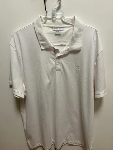 Polo Calvin Klein Branca tamanho XL