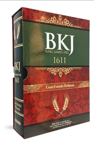 Bíblia de estudo King James 1611 7°Edição. Nova!!
