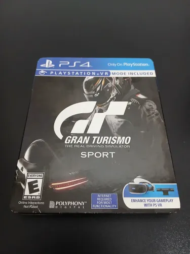 Jogo com Steelbook do Gran Turismo Sport para PlayStation 4 (PS4)