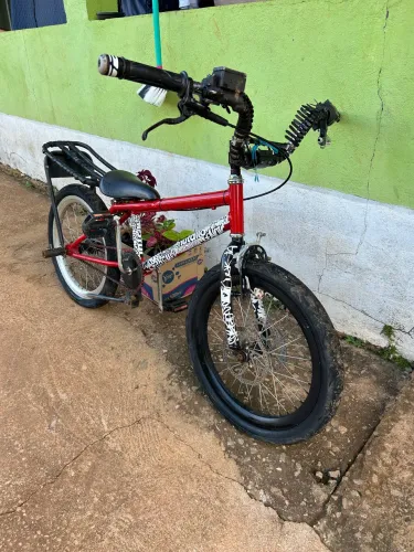 Bike aro 20 montadinha montada nos mínimos detalhes