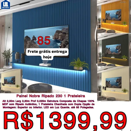 Painel Nobre Ripado - Entrega para todo RJ 