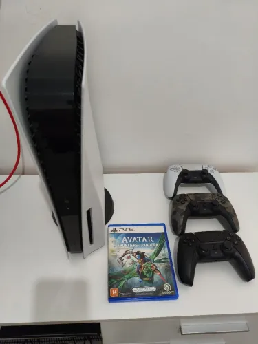 Playstation 5 fat com 2,5TB SSD e leitor de disco