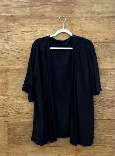 kimono feminino preto