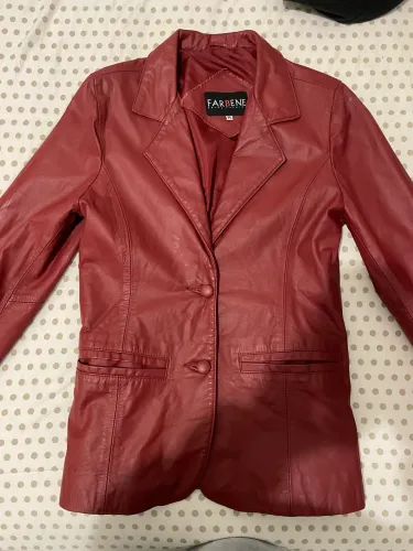 Blazer 100% couro tam. M
