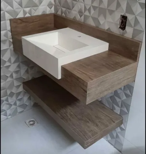 Lavatório Pia de porcelanato