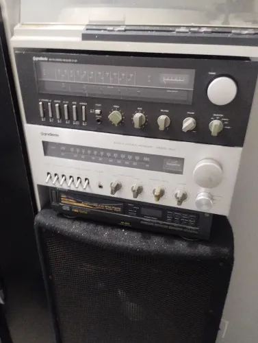 Caixas de som e receiver