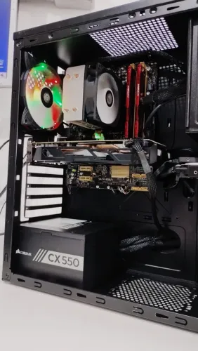 PC Gamer i5 3 geração | 16GB RAM | RX 570 | SSD 240GB + HD 1TB