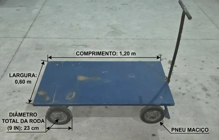 Carro Plataforma Industrial de Carga