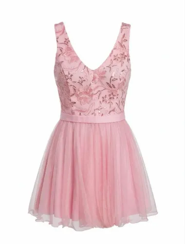 Vestido Rosa- Tamanho PP/P