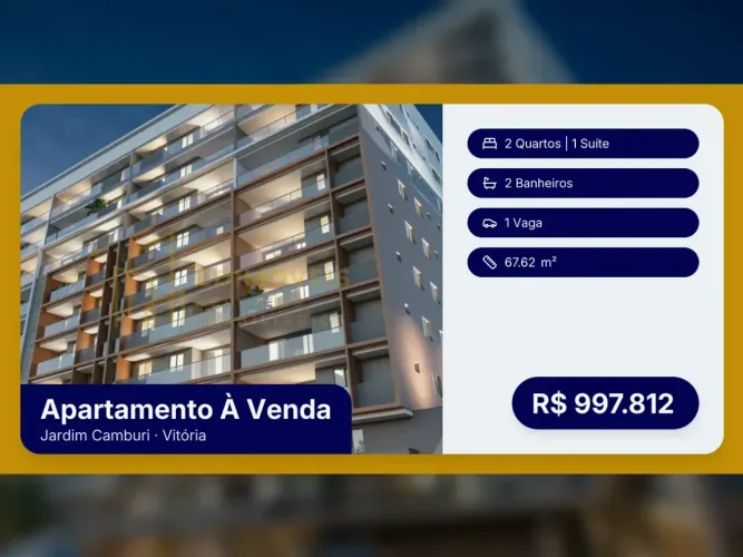 Jardim Camburi: seu novo apartamento com área de lazer completa!