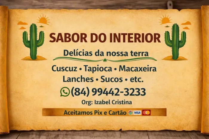 Lanchonete SABOR DO INTERIOR