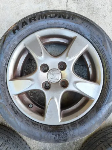Rodas aro 14 Honda Fit 4x100 Grafite