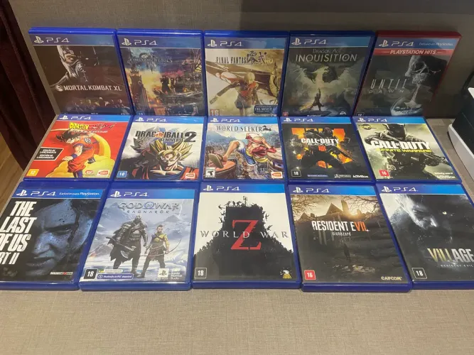 Jogos PS4 à partir de 45,00 lista na descrição
